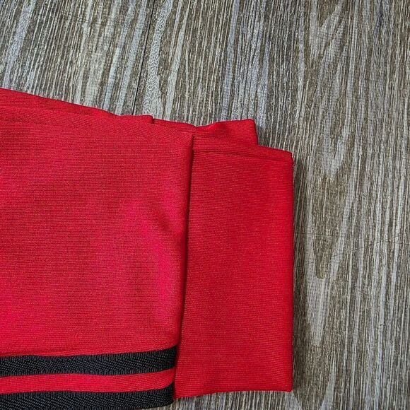 Adidas Originals Superstar Firebird Track Pants Red Black Men's Small S IZ0034 - Picture 6 of 11